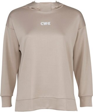 CW-X 【UNISEX】 CW-X 【STYLE FREE】 フードつき スポーツ プルオーバー 長袖 スウェット パーカー トップス ユニセックス DLR189 /ワコール ベージュ