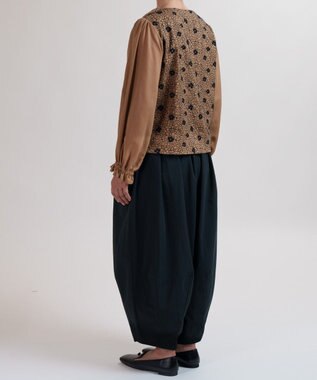 muuc 【手刺繍のような刺繍が美しい】ハイドランジア ブラウス ベージュ