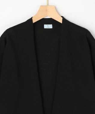 組曲 【先行予定・WEB限定】ルーズリーニット カーディガン ブラック系
