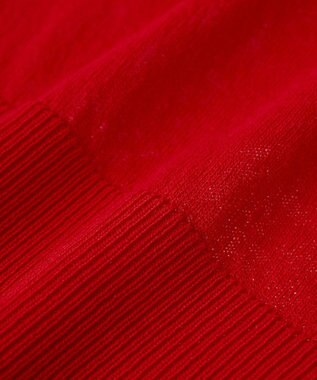 Green Parks 接触冷感ゆったりカーディガン Red