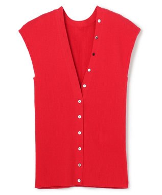 uncrave スムースニット 2WAYジレ