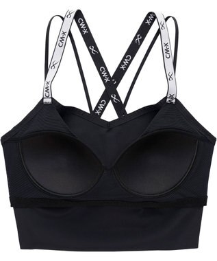 CW-X 【WOMEN】 CW-X スポーツブラ ソフトな着用感 普段使いできるスポブラ 吸汗速乾（本体） ブラレットタイプ 汗消臭（本体） フィットネス トレーニング ヨガ HTY111 /ワコール ブラック