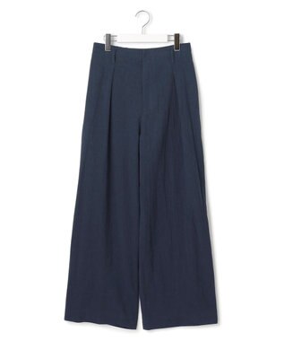 J.PRESS YORK STREET 【WOMEN】コットンワッシャータックワイド パンツ