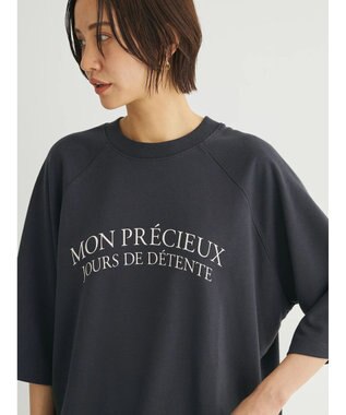 Green Parks BEST PRICE ２ｗａｙ ミニ裏毛ロゴトレＴＥＥ Dark Gray