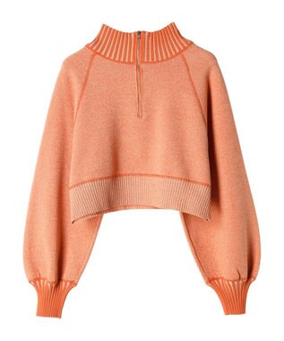 Green Parks ＫＢＦ２ｗａｙクロップドスウェットライクプルオーバー Charcoal Gray