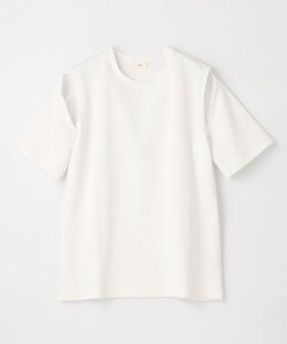 NAVE 【Nave　洗える】クリアジャージー Tシャツ ホワイト系