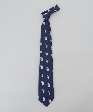 GOTAIRIKU 【日本製】西陣ネクタイ_小紋柄 ブルー系4