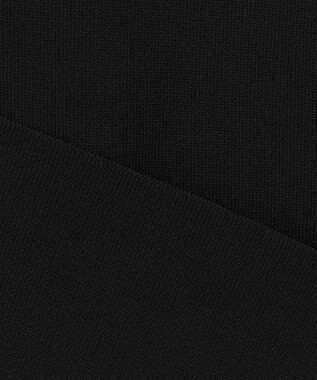 ICB 【洗える】シルクヴィスコースハイゲージ プルオーバー ブラック系