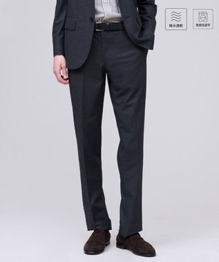 J.PRESS MEN 夏に嬉しい6つの高機能【J.PRESS-POOL WOOL】【セットアップ対応】ジャージーセットアップ スラックス