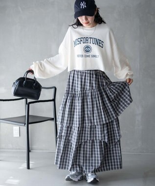 WEGO ヴィンテージライクショートスウェット オフホワイト