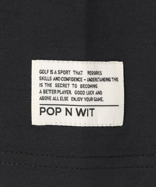 PW CIRCULUS 【MEN】9モチーフモックネック ゴルフ ブラック系