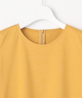 23区 L 【洗える】スムースデザイン タックディテール カットソー イエロー系
