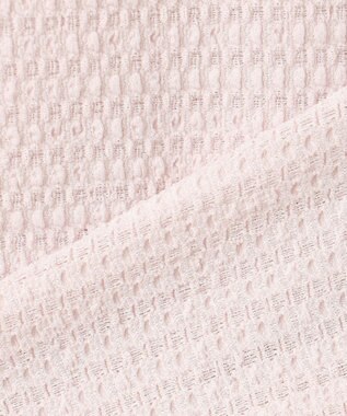 Feroux 【洗える】シュリンク プルオーバー ピンク系