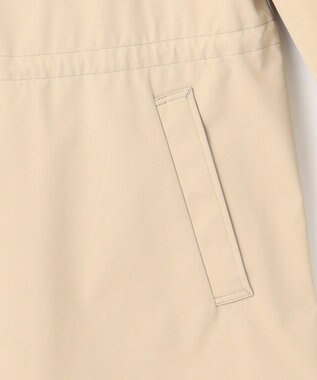 J.PRESS LADIES 【洗える】ソロテックス ドライツイル ノーカラー コート ベージュ系