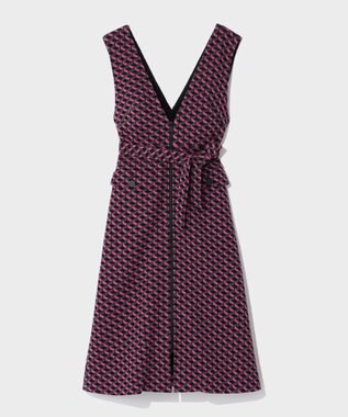 GRACE CONTINENTAL キカジャガードラメドレス ピンク