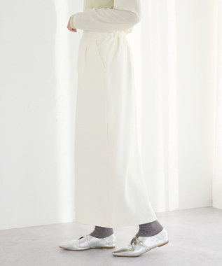 CRAFT STANDARD BOUTIQUE フクレジャカードIラインスカート Ivory