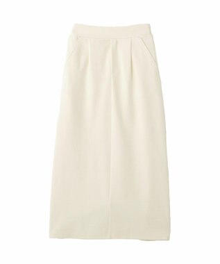 CRAFT STANDARD BOUTIQUE フクレジャカードIラインスカート Ivory