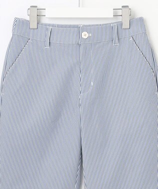 23区GOLF 【WOMEN】ストライプ柄 ショートパンツ ブルー系2