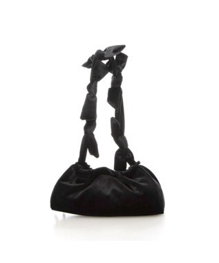 UNBILLION カカトゥ kakatoo / ベルベットリボンバゲットショルダーバッグ ブラック