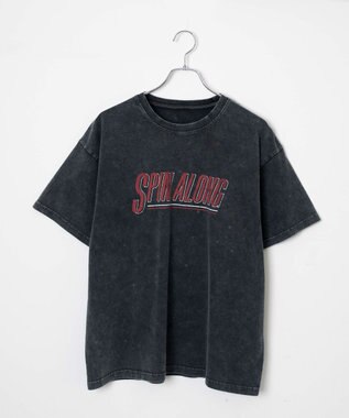 WEGO 【綿100%】ヴィンテージウォッシュグラフィックTシャツ 柄2