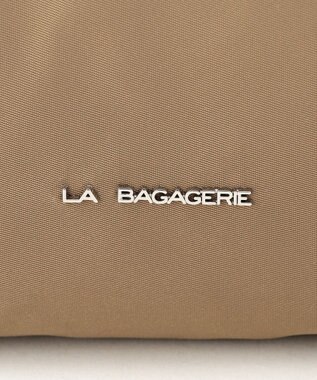 LA BAGAGERIE 多収納ナイロン2WAYショルダー グレージュ