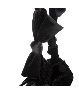 UNBILLION カカトゥ kakatoo / ベルベットリボンバゲットショルダーバッグ ブラック