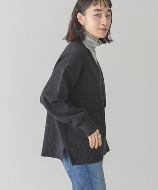 AMERICAN HOLIC Ｖネックニットプルオーバー Black