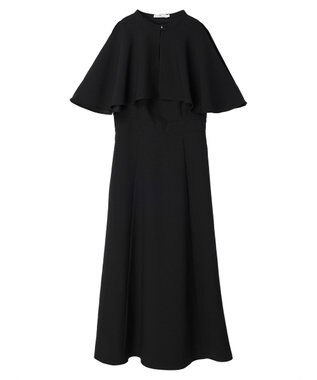 earth music&ecology ＳＥＴ２点ケープ＋キャミワンピース Black