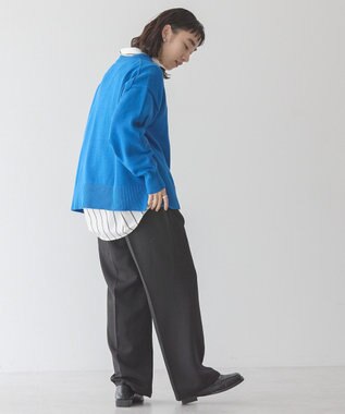 AMERICAN HOLIC Ｖネックニットプルオーバー Blue