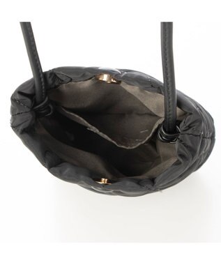 UNBILLION cachecache ナイロンキルティングスマホショルダー ブラック