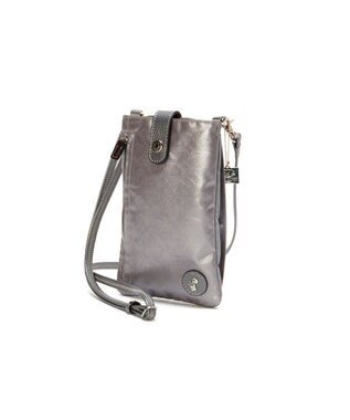 PELLE BORSA パスポートサイズショルダーバッグ Alive アライブ 4306 ガンメタ