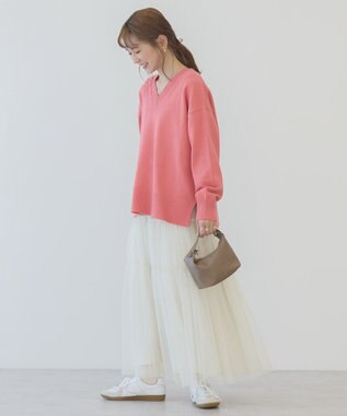 AMERICAN HOLIC Ｖネックニットプルオーバー Pink