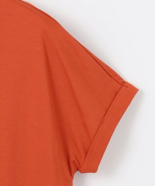 J.PRESS LADIES 【WEB限定カラーあり・洗える】コンパクトコットンスムース ポロワンピース オレンジ系