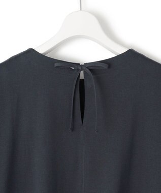 J.PRESS YORK STREET 【WOMEN】キャップスリーブ ワンピース ネイビー系