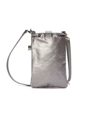 PELLE BORSA パスポートサイズショルダーバッグ Alive アライブ 4306 ガンメタ