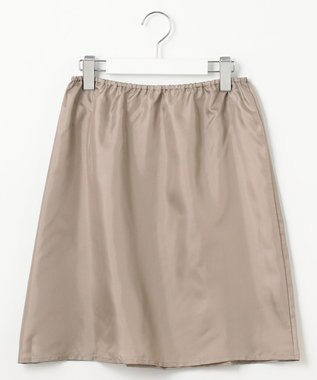 J.PRESS LADIES S 【洗える・UVカット・接触冷感】ストレッチバックサテン キャミワンピース モカ系