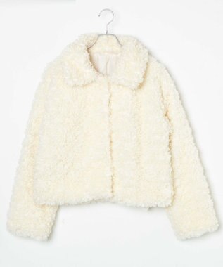 WEGO ボアファーブルゾン オフホワイト