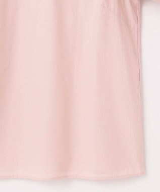 NAVE 【Nave・洗える】タイプライタークロス ギャザーブラウス ピンク系