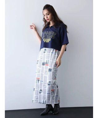 Green Parks ＥＧＯＩＳＴ　ハーフＺｉｐロゴ５分袖プルオーバー Navy