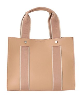 Green Parks ・Ｃｕーｓｈｕｔ　テープハンドルスクエアトート Pink