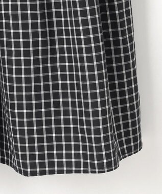 ANY L 【ウエストゴム】タックギャザーフレアスカート チェック
