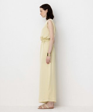 NAVE 【Nave・洗える】ヴィンテージサテン オールインワン ライトイエロー系