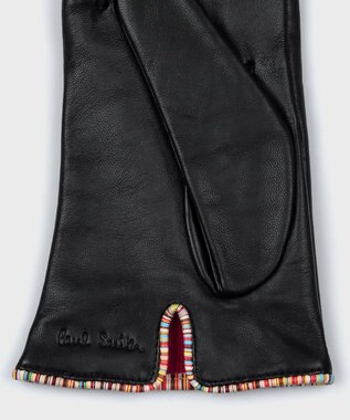 Paul Smith シグネチャーストライプ パイピング グローブ ブラック