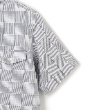 J.PRESS MEN 【クールマックス】パッチワークサッカー プルオーバー ネイビー系9