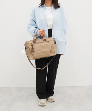 ACE BAGS & LUGGAGE kanana project collection タッセル-e 2wayショルダーバッグ 68873 ベージュ