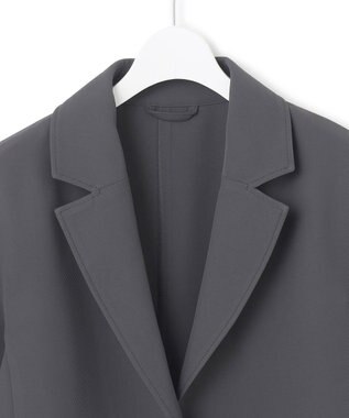 J.PRESS YORK STREET 【WOMEN】ジャージライクツイル シングルジャケット グレー系