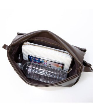 UNBILLION カカトゥ kakatoo / ロールハーフショルダーバッグ チョコ