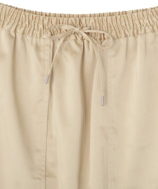 AMERICAN HOLIC 【マルチ機能】サテンベイカースカート Light Beige