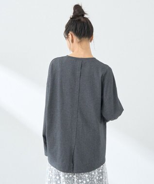 earth music&ecology グラフィックロンＴ Charcoal Gray