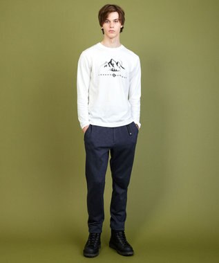 JOSEPH ABBOUD MOUNTAIN ロゴ Tシャツ ホワイト系